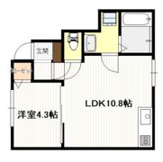 ギア5宮島口の間取り画像