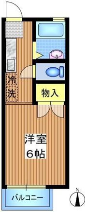 ハイツ松本の間取り画像