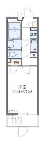 クレイノMIYABIの間取り画像