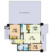 西福岡マリナタウンクレアコースト5番館の間取り画像