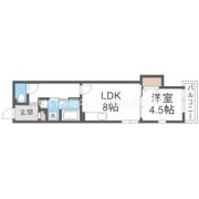 La Vie belle 宝山町Ⅱの間取り画像