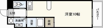 福地産業西十日市ビルの間取り画像
