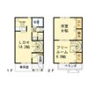 デュープレックス箕面東A・Bの間取り画像