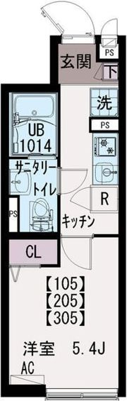 IXO榎町の間取り画像
