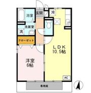 リベリュール富の原Ⅲ棟の間取り画像