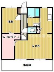 グリーンヒルズ香川C棟の間取り画像