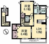 グリーンヒルズ勝田の間取り画像