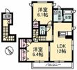 グリーンヒルズ勝田の間取り画像