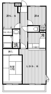 オクトス市ヶ尾の間取り画像