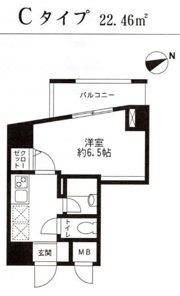 レジディア東品川の間取り画像