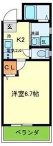 上野坂グランハイツCの間取り画像