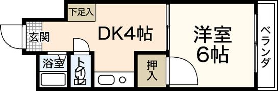 アミティ白島の間取り画像