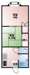ダートハイツの間取り画像