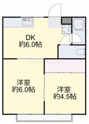 井上コーポA棟の間取り画像