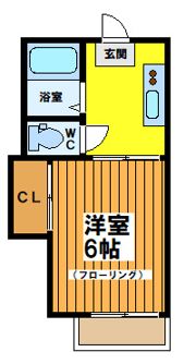 三星フラッツBの間取り画像