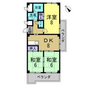 メゾン兜山Ⅰの間取り画像