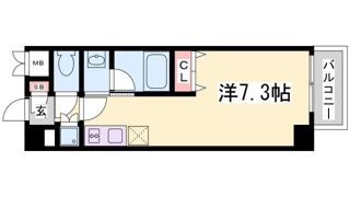 S-FORT神戸小河通の間取り画像