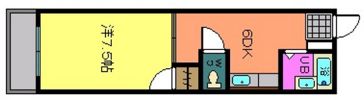 コーポ市村の間取り画像