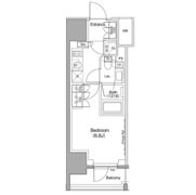 ザ・パークハビオ麻布十番の間取り画像
