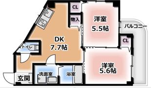 バンブス守口の間取り画像