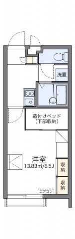 レオパレス石田の間取り画像