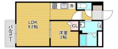 Led矢賀駅前の間取り画像