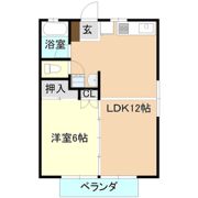 桂コーポフジの間取り画像