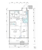 パークタワー勝どき サウス棟の間取り画像