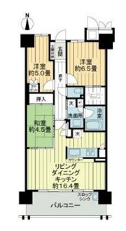 ライオンズ南千里佐竹台グランハート スカイヴィラの間取り画像