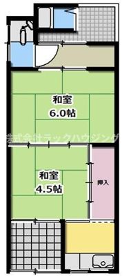 門真市新橋町テラスハウスの間取り画像