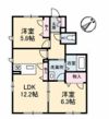 La Vie Clair B棟の間取り画像
