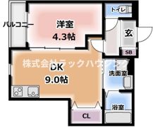グランパシフィック萱島IIの間取り画像
