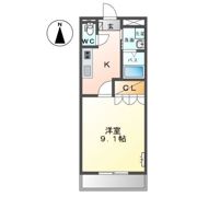 パレス ローリエの間取り画像