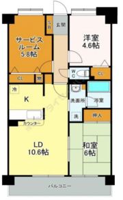 リベルテ戸田の間取り画像