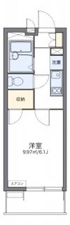 レオパレスホワイトヒルズ西生田の間取り画像