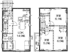 グランソフィア木野目Ⅱ A号棟の間取り画像