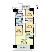 ライオンズ武蔵浦和ブライトフォートの間取り画像