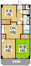 パラシオン五月女の間取り画像