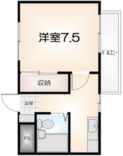 カレッジハウスBUNRIの間取り画像