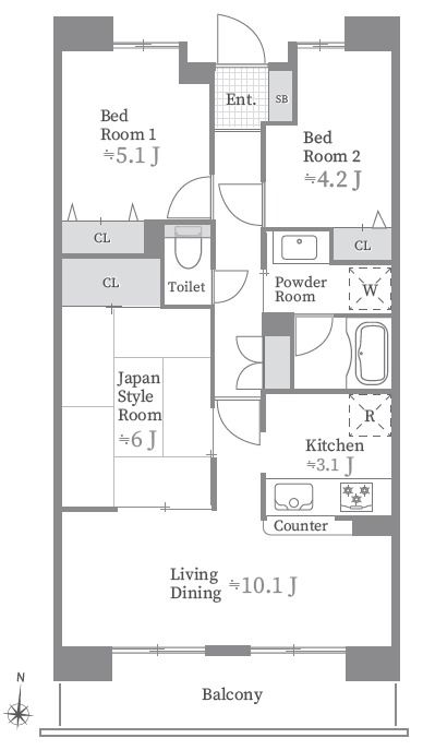 間取図