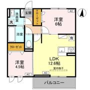 ユートリー Ⅲの間取り画像