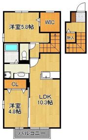 クラポンテMの間取り画像