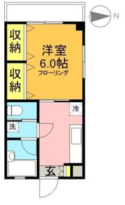 メゾンドブローニュ東松原の間取り画像