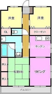 ボヌール原田町の間取り画像
