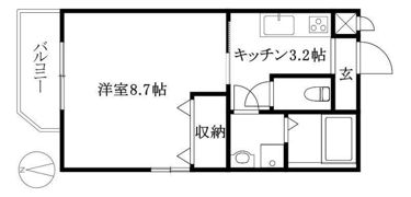 ベルソーレ木屋町の間取り画像