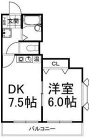 アーバン・ヨシダⅠの間取り画像