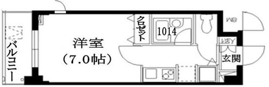 ジョイシティ中野の間取り画像