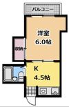 晩成ハイツ関目の間取り画像