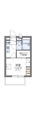レオパレス天満の間取り画像