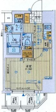 ファーストステージ京町堀レジデンスの間取り画像